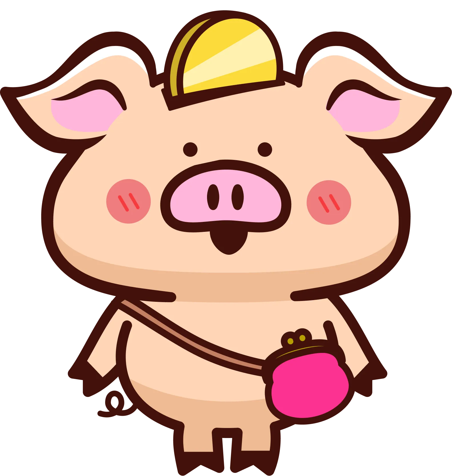 ブタのキャラクター